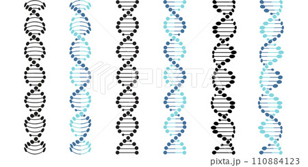 DNA icons set 110884123