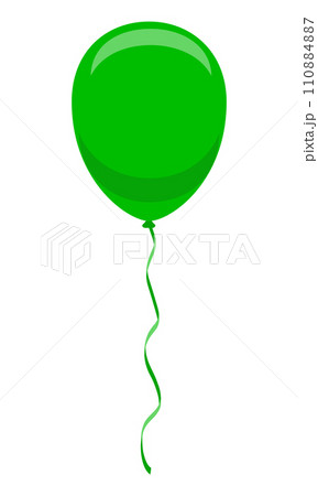 celebratory balloons pumped helium with ribbon stock vector illustration 110884887