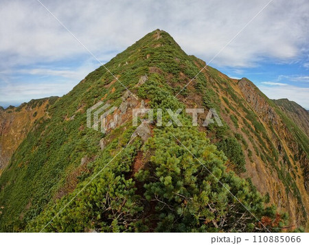 稜線からのカムイエクウチカウシ山頂上 稜線からのカムイエクウチカウシ山頂上 110885066