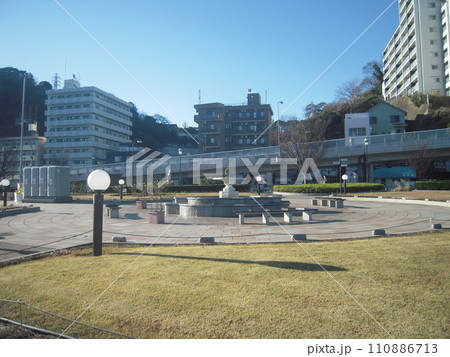 風景写真 ヴェルニー公園 朝の公園 風景写真 ヴェルニー公園 朝の公園 110886713