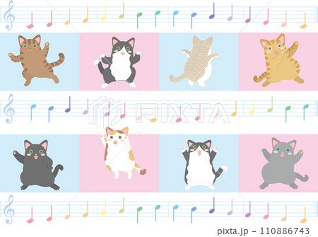踊る猫_ドレミファソラシド 踊る猫_ドレミファソラシド 110886743