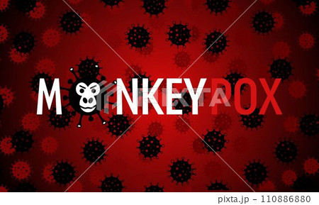 Monkeypox virus banner for awareness and alert...のイラスト素材 [110886880 ...