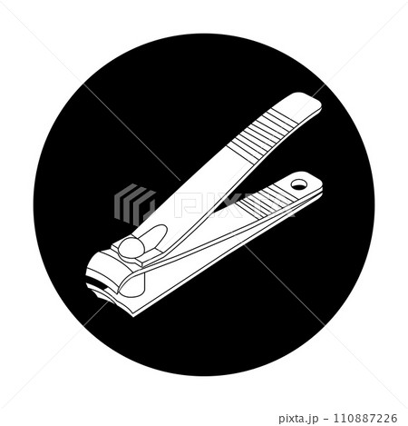 Nail clipper icon Nail clipper icon 110887226
