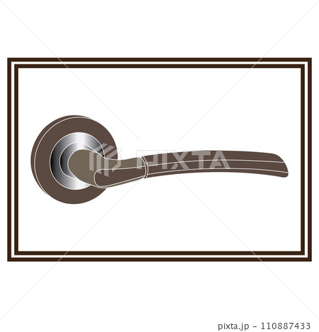 Minimalist door handle logo Minimalist door handle logo 110887433