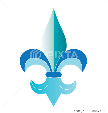 Fleur de lis icon 110887488
