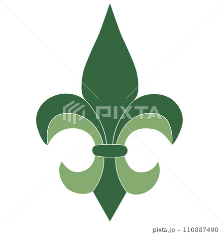 Fleur de lis icon 110887490
