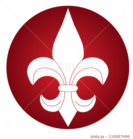 Fleur de lis icon 110887496