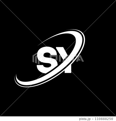 SY S Y letter logo design. Initial letter SY linked circle uppercase monogram logo red and blue. SY logo, S Y design. sy, s y SY S Y letter logo design. Initial letter SY linked circle uppercase monogram logo red and blue. SY logo, S Y design. sy, s y 110888250