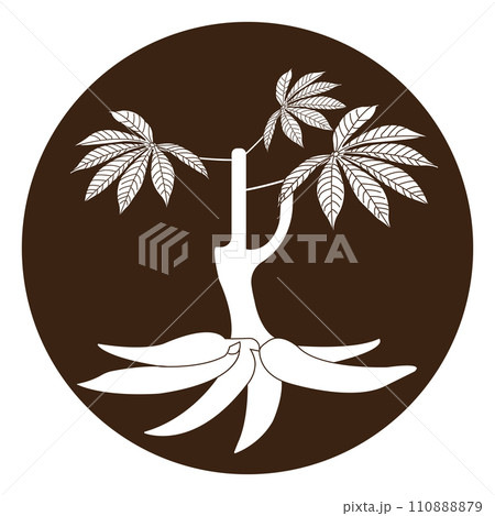 Cassava icon 110888879