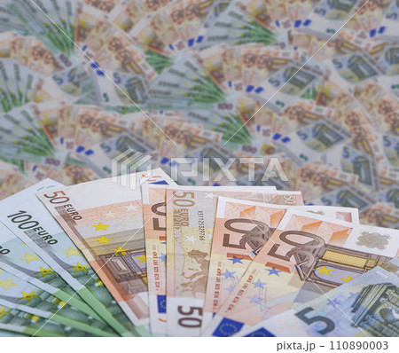 Euro banknotes, close-up, Finance and business concept Euro banknotes, close-up, Finance and business concept 110890003