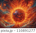激しいフレアを放つ星 110891277