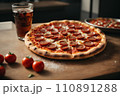 おいしそうなピザ 110891288