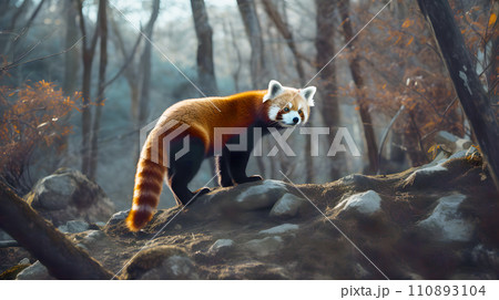 レッサーパンダ 110893104