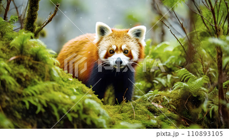 レッサーパンダ 110893105