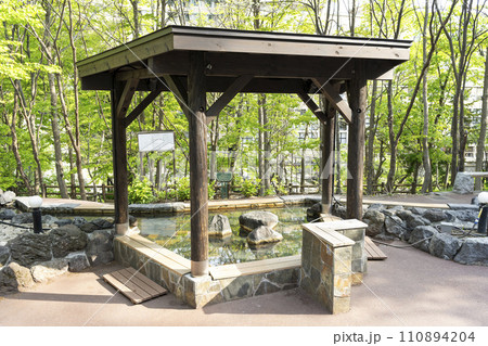 定山源泉公園の足湯　定山渓　札幌市 110894204