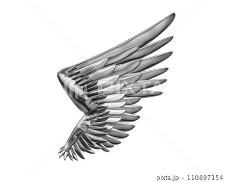 翼　マスク付き　羽　ウイング　鳥　金 110897154