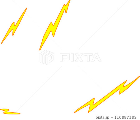 危険を知らせる音のイメージイラスト 110897385