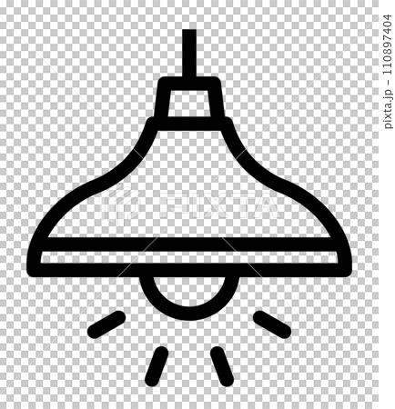 吊燈圖示 吊燈圖示 110897404