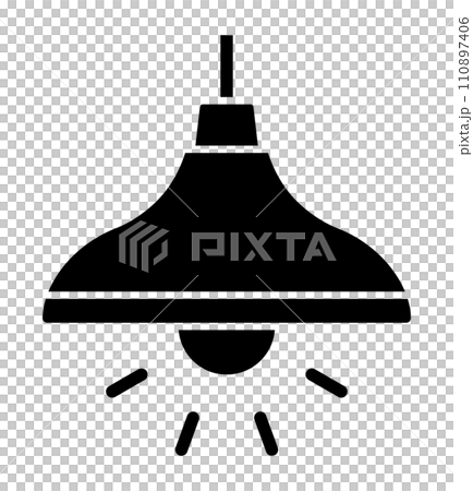 吊燈剪影 110897406