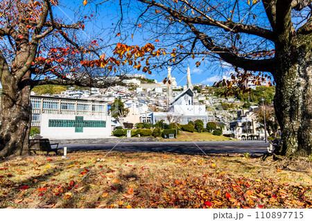 聖フィリッポ教会 日本二十六聖人殉教記念碑 記念館 紅葉【長崎市】 聖フィリッポ教会 日本二十六聖人殉教記念碑 記念館 紅葉【長崎市】 110897715