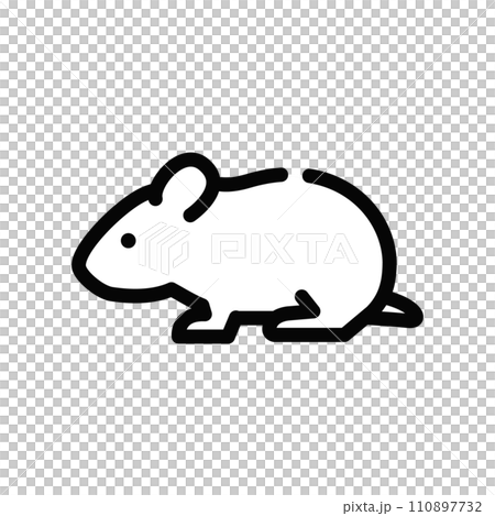 ハムスター　アイコン　イラスト 110897732