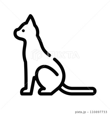 猫　イラスト　アイコン 110897733