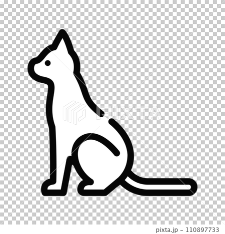 猫　イラスト　アイコン 110897733