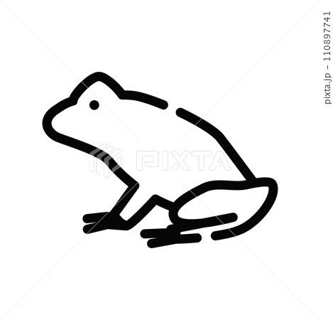 蛙の絵 cute-frog-cartoon-green-frog-