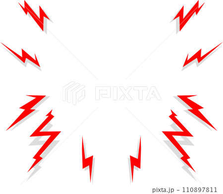 痺れるイメージのイラスト 110897811