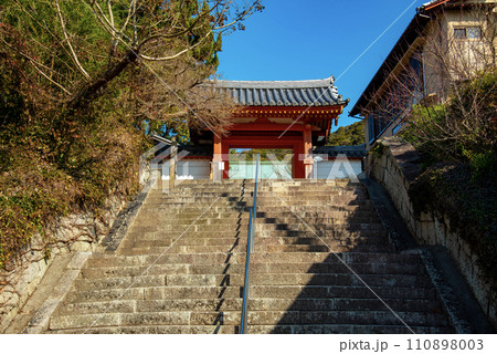 太山寺仁王門参道 110898003