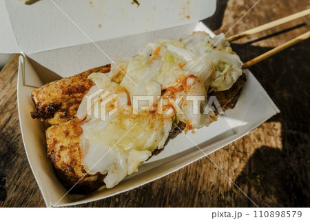 臭豆腐 臭い豆腐 古い街 110898579