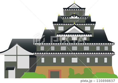 岡山県　岡山市　岡山城 110898637