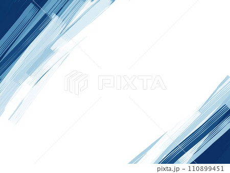 青色のシンプルな背景フレームイメージ素材 110899451