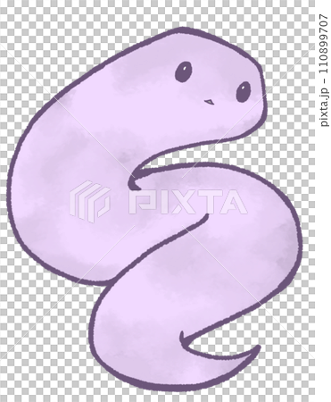 一條蛇正在看著你（紫色） 110899707