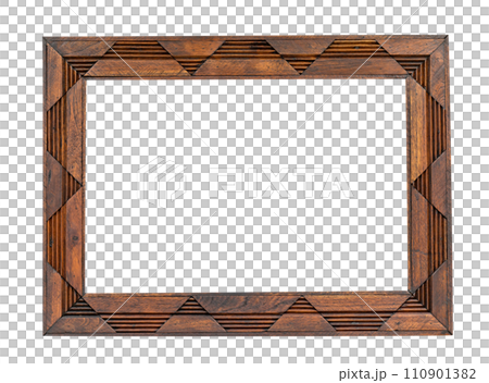 Wooden frame isolated Wooden frame isolated 110901382