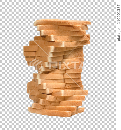 Sliced bread isolated Sliced bread isolated 110901387