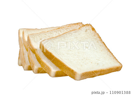 Sliced bread isolated 110901388