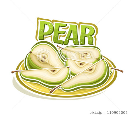 Vector logo for Green Pear Vector logo for Green Pear 110903005