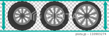 Image material of tire inch up Image material of tire inch up 110903274