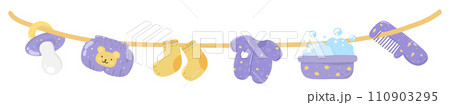Baby newborn accessories garland 110903295