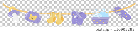 Baby newborn accessories garland 110903295