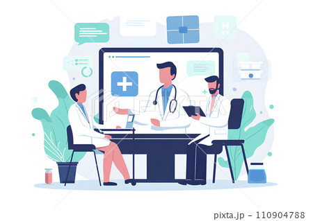 ドクターによるオンライン医療会議 110904788