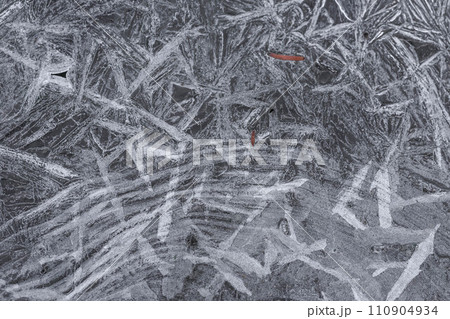 冬の芸実 氷の文様 冬の芸実 氷の文様 110904934