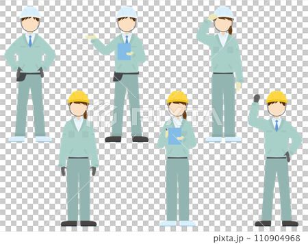 一名工人在工作服下穿著襯衫 110904968