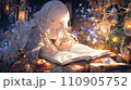 読書をする女性 110905752