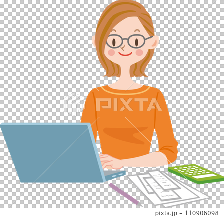 Tax return, bookkeeping, freelance, housewife Tax return, bookkeeping, freelance, housewife 110906098