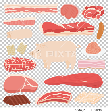 豬肉插圖集 豬肉插圖集 110909890