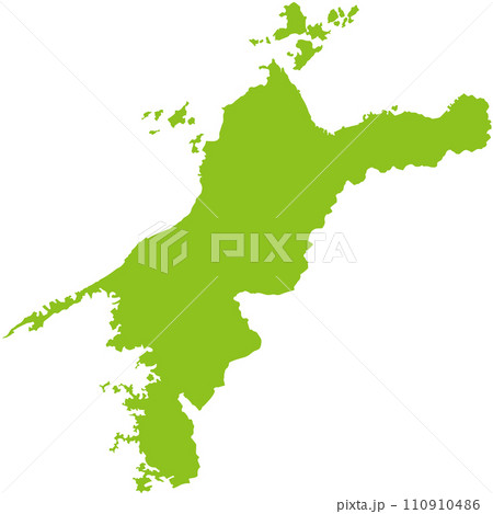 愛媛県　観光　地図　アイコン 110910486