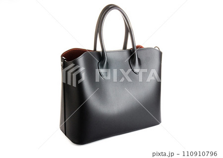 Bag clutch isolated on white fashion leather Bag clutch isolated on white fashion leather 110910796