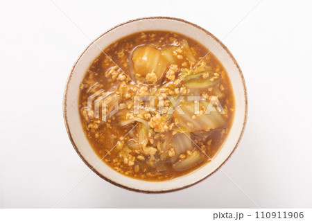 白菜の鶏マーボー丼 白菜の鶏マーボー丼 110911906